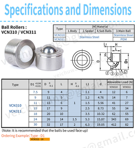 Oem/ODM thép không gỉ bóng mang chuyển đơn vị vcn310/311 50kg Tải công suất bán lẻ sử dụng dịch vụ tuyệt vời và chất lượng giá - Product Image 3