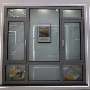 Fenêtres à battants en aluminium résistantes aux ouragans, à faible consommation d'énergie, avec verre Low-E et rupture de pont thermique - Product Image 1