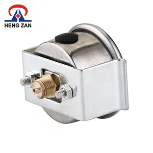 Đồng hồ đo áp suất dầu lỏng 50mm hengzan Đồng hồ đo áp suất loại lắp đặt ống Bourdon chống sốc