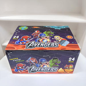 <span class=keywords><strong>Marvel</strong></span> dibujos animados Cool Iron Bat Spider Man cápsula juguetes niños 3D muñeca juguetes venta al por mayor colgante llavero pegatina sorpresa caja ciega - Product Image 6