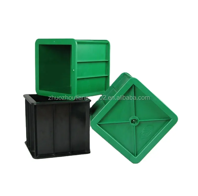 Moules à cubes en plastique ABS pour le béton, 150mm, livraison gratuite