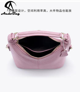 กระเป๋าหนังวัวแท้ AndoBag สำหรับผู้หญิง สาวๆ แฟชั่นใหม่ กระเป๋าสะพายไหล่สุดหรู กระเป๋าถือลำลองสำหรับผู้หญิง รุ่น 6099 - Product Image 4