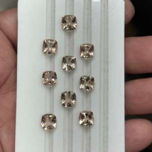 Excelente corte, piedra preciosa de morganita Natural, corte de cojín calibrado suelto, piedra preciosa de alta calidad, venta al por mayor, piedra preciosa de morganita - Product Image 4