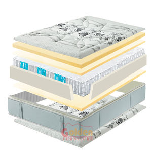 Hipoalergénico Golden Quality Lifestyle 12 ''Sweet Dream Pillow Top Sleeping Queen Size Colchón Cama para hoteles - Product Image 4