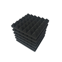 Panneaux acoustiques en mousse de polyuréthane ECO modernes |   Tuiles insonorisantes ignifuges en forme de coin pour studio et salle