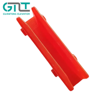 Douille de guidage rouge L10 DX3, insert de patin de guidage coulissant 100*10/16 1005, patin de rail de cabine d'ascenseur, pièces de rechange