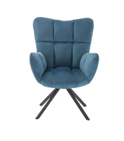 Chaise de loisirs en velours au design moderne Lounge design de haute qualité