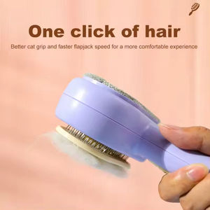 Brosse de toilettage multifonctionnelle double face pour animaux de compagnie en acier inoxydable – Peigne de beauté pour animaux - Product Image 5