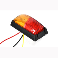 Nouvelle Feuille de Signalisation Latérale LED 24V pour Camion, Feu de Positionnement Latéral et Feu Arrière d'Avertissement pour Camions, Pick-ups, Remorques et Véhicules Commerciaux