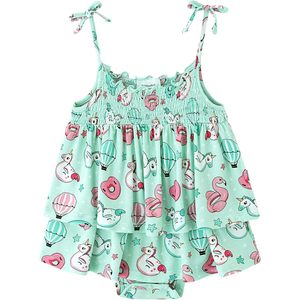 ชุดรอมเปอร์เด็กผู้หญิงแขนกุด BambooBud ผลิตจากใยไผ่ ระบายอากาศได้ดี ป้องกันแสงแดด สำหรับเด็กอายุ 3-24 เดือน - Product Image 1