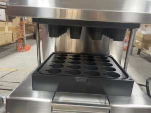 Commercial Automatic Edible <b>Waffle</b> Tea Cup <b>Maker</b> Machine Biscuit Coffee Make - Product Image 4