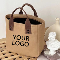Sac fourre-tout en toile Yifan de couleur unie, sac à bandoulière portable pour les voyages, avec couleurs et logo personnalisables pour les employés de bureau - Vente en gros