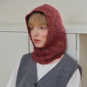 Pasamontañas de Punto con Capucha, Diseño Liso, Unisex, para Invierno, Suave, Tejido, Comúnmente de Spandex/Poliéster - Product Image 2