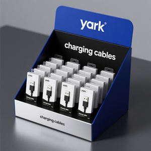 Boîte de présentation pliable en carton kraft biodégradable, légère, gain de place, taille personnalisée pour la papeterie et les petits appareils électroniques - Product Image 2