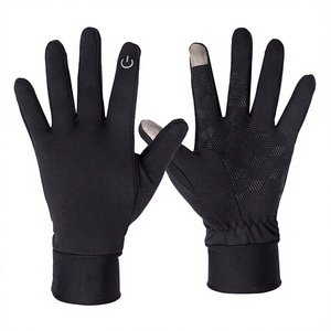 Wholesale Jacquard Nylon Sports Winter Gloves for Screen Compatible Thermal Windproof Water Resistant Cycling Hiking Outdoor - Product Image 3