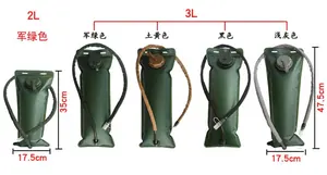 Leakproof Hiking Camping 2.5L 3L Water Bladder Hydration Pack Bag With Insulated Tube