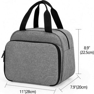 BSCI Factory Custom Portable <b>Knitting</b> Tote Bag Travel Yarn <b>Storage</b> Bag Craft Tote Organizer Bag - Product Image 4