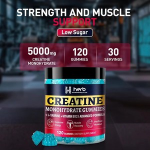 Gomitas de Creatina de Marca Privada OEM/ODM, Suplemento para Adultos, Aumenta la Resistencia, Promueve el Crecimiento Muscular, Mejora la Gestión de la Energía - Product Image 2