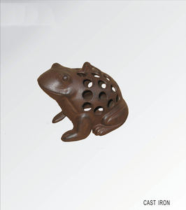 Achetez à prix avantageux des lanternes décoratives d'extérieur en fonte robuste, en forme d'animaux : écureuil, poisson, escargot, pour bougies chauffe-plat. - Product Image 2