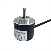 Encodeur rotatif photoélectrique incrémental 600Ppr 38mm 5-24V AB Gauche 50ZM-G5-24C pour équipement d'automatisation
