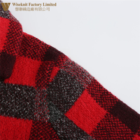 Ensemble de tricot pour femme personnalisé, cardigan décontracté d'hiver à motif géométrique épais et anti-plis