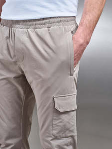 TN vendite calde di alta qualità in Nylon Slim Fit Pocket Cargo <span class=keywords><strong>con</strong></span> cintura elasticizzata <span class=keywords><strong>con</strong></span> Zip tonale a scomparsa alla <span class=keywords><strong>caviglia</strong></span> per gli uomini - Product Image 4