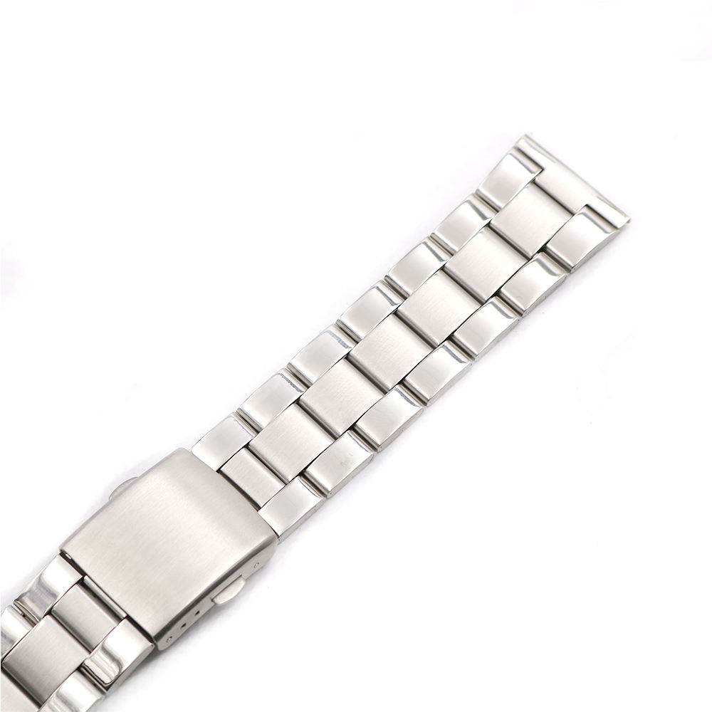 Cinturino Orologio Acciaio Inossidabile Cinturino Orologio Acciaio Inox - Estremità Dritta/Curva Per Uomo E Donna, 16-22mm Bracciale Orologio 316L - Foto 7