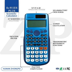 Calculadora Científica Fx-991ES PLUS Azul con PCB SKD, 417 Funciones, Pantalla Natural, Matriz, Cálculo Vectorial, Solucionador de <span class=keywords><strong>Ecuaciones</strong></span>, Doble Alimentación - Product Image 2