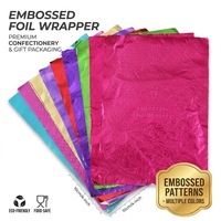 Papier d'aluminium imprimé personnalisé pour emballage alimentaire, couleur personnalisée, pour bonbons et chocolat, épaisseur 0,012-0,05 mm, modèle 8011