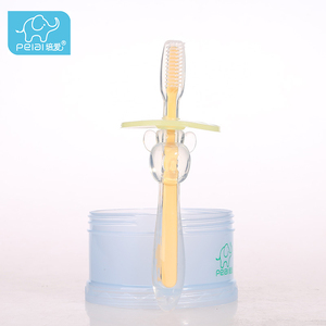 Sécurité Poignée Souple Flexible multifonctionnel En Caoutchouc <span class=keywords><strong>Silicone</strong></span> <span class=keywords><strong>Dentition</strong></span> Bébé Formation Brosse À Dents Bébé - Product Image 2