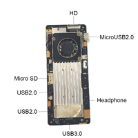 Ordenador pc Intel Z8350 HD/USB3.0/microusb 2,0 4 + 64GB emmc, placa base con ventilador PCBA portátil, el mejor precio