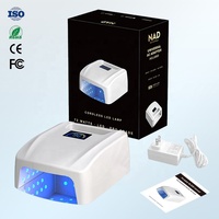 Lampe UV LED sans fil rechargeable 72W pour manucure professionnelle, séchage rapide du gel acrylique, lampe de séchage pour ongles pour salon