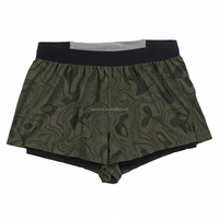 Shorts en maille personnalisés OEM ODM pour hommes, motif camouflage désertique, coupe décontractée, taille élastique, légers, style streetwear