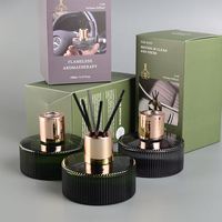 Ensembles de diffuseurs de roseaux de luxe 100ml pour bureau à domicile hôtel chambre voiture huile essentielle bâtons d'huile décorative