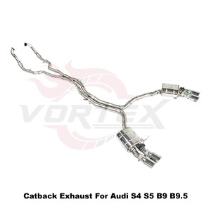 ท่อไอเสียสเตนเลสแบบปรับแต่งได้2018-2025 B9.5 B9 S5รถ Audi - Product Image 2