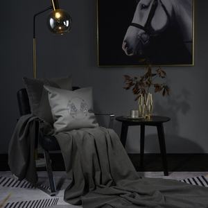 <b>Luxury</b> Nappa Leather Square <b>Sofa</b> Cushion Cover Custom Printed Logo - Product Image 4