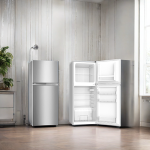 Electrodoméstico <span class=keywords><strong>Congelador</strong></span> superior de doble puerta Refrigerador <span class=keywords><strong>Congelador</strong></span> superior de dos puertas de acero inoxidable Refrigeradores para <span class=keywords><strong>casa</strong></span> - Product Image 3