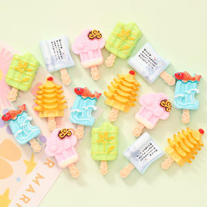 Accesorios de Resina para Manualidades: Horquillas, Llaveros, Juguetes y Adornos de Resina con Diseño de Helados y Paletas de Hielo Simulados, Hechos a Mano con Pegamento de Crema - Product Image 4