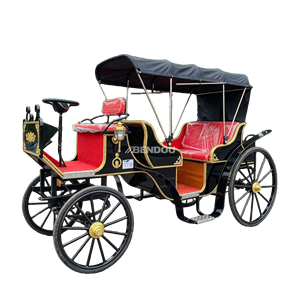 Vagoneta Eléctrica Turística Personalizada con Grabado Dorado, Carro con Techo y Múltiples Asientos, Estructura de Acero, Capacidad de Carga de 850 kg, Transporte de Fábrica - Product Image 1