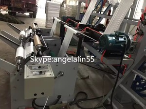 Tốc độ cao phân hủy sinh học HDPE <span class=keywords><strong>LDPE</strong></span> Túi mua sắm túi rác đôi chết phim thổi máy đùn - Product Image 5