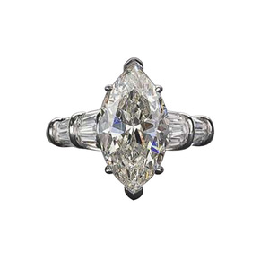 Anello di Fidanzamento con Gemma Marquise per Donne, Elegante Gioiello da Dito per Feste - Product Image 1