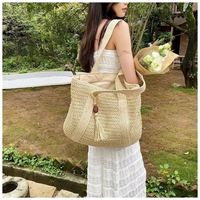 Sac de paille à bandoulière tissé couleur noire sacs en rotin rond moins cher femmes tissé à la main corde marché mexicain