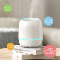 Diffuseur d'huiles essentielles portable USB 100 ml pour la maison, mini humidificateur ultrasonique à brume froide pour usage domestique