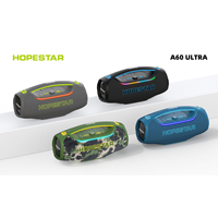 Altavoz Bluetooth HOPESTAR A60 ULTRA de 450W, Portátil, Inalámbrico, para Exteriores, con Subwoofer, BT5.4, para Guitarra y Bajo, con Micrófono