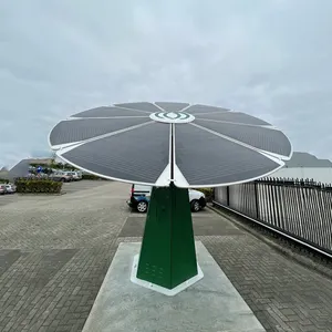 होम गार्डन सौर ऊर्जा प्रणाली पूरा किट सौर फोटोवोल्टिक प्रणाली स्थापना नई डिजाइन सौर चार्जर छाता