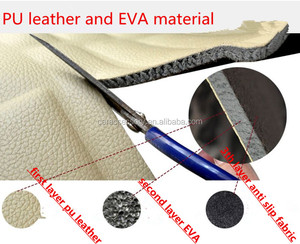 5D luxe ensemble complet antidérapant PVC/Pu EVA cuir éponge XPE voiture <span class=keywords><strong>tapis</strong></span> <span class=keywords><strong>tapis</strong></span> parfait ajustement Camry Corolla Qashqai entrée <span class=keywords><strong>tapis</strong></span> A8/A1 - Product Image 5