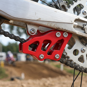 Protège-guides-chaîne CNC anodisé rouge, fixation directe pour <span class=keywords><strong>Honda</strong></span> CRF250R 450R CRF250X 450X, moto tout-terrain - Product Image 4
