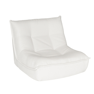 Canapé carré moderne sans accoudoirs en PU à deux places avec sensation enveloppante supérieure, apparence épurée, canapé-lit compressible et gonflable - Product Image 6