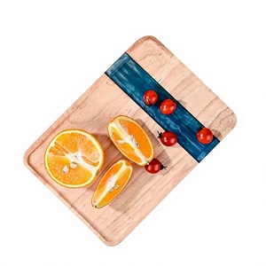 Wooden <b>Cheese</b> Serving Board Luxury Wooden Charcuterie Board Epoxy Resin Wooden Chopping Board - Product Image 6