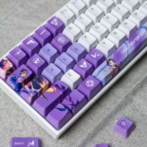 Teclas Personalizadas 29 Teclas Phoenix Clove Fade Neon <span class=keywords><strong>Gekko</strong></span> Perfil OEM Set PBT Teclas de Sublimación de Tinte Personalizables para Interruptor Mx - Product Image 3